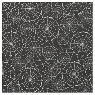 halloween spider web fabric