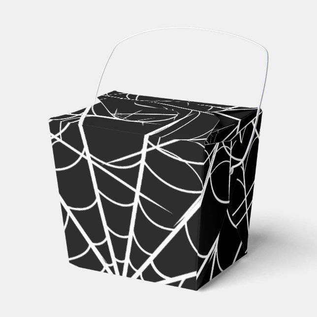 Halloween Spider Web Favour Box (Front Side)