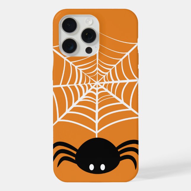 Halloween Spider Web  iPhone Case (Back)