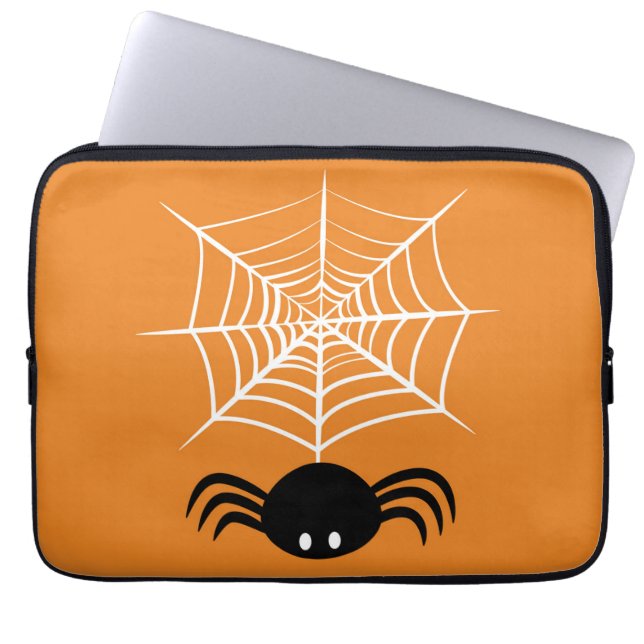 Halloween Spider Web  Laptop Sleeve (Front)