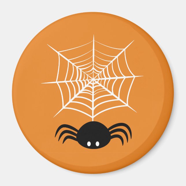 Halloween Spider Web  Magnet (Front)