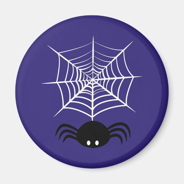 Halloween Spider Web  Magnet (Front)