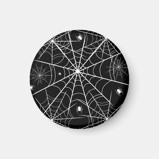 Halloween Spider Web Magnet (Front)