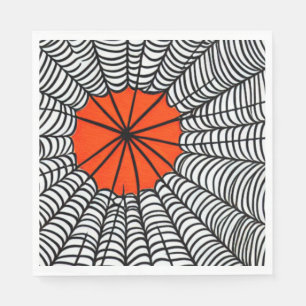 Halloween Spider Web Napkin