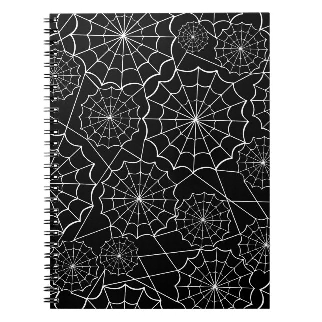 halloween spider web notebook (Front)
