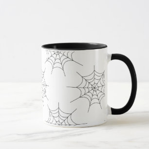 Halloween Spider Web Pattern Mug