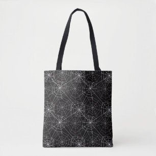 Halloween Spider Web Pattern Tote Bag