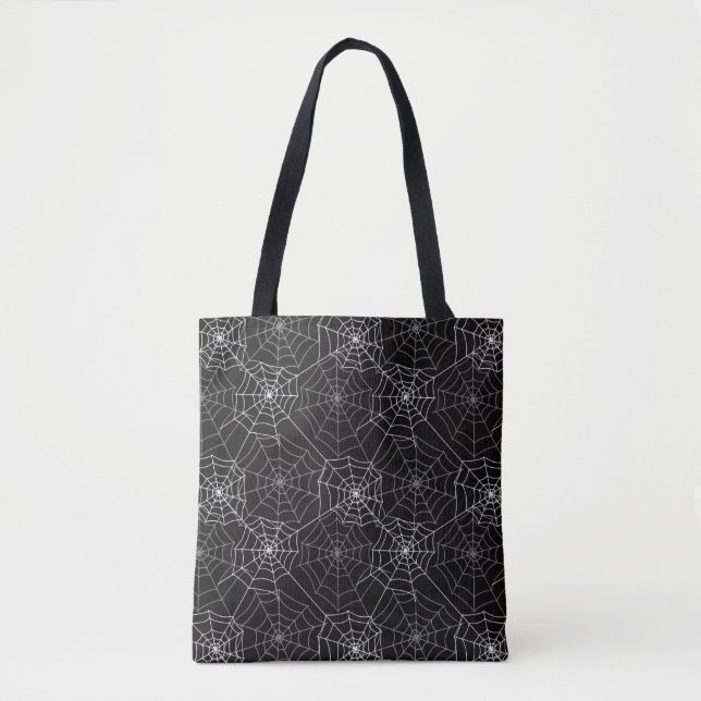 Halloween Spider Web Pattern | Tote Bag (Front)