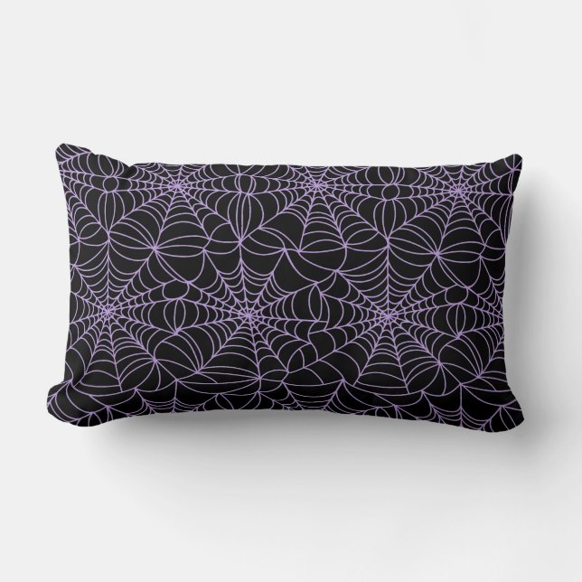 Halloween Spider Web Pillow (Front)
