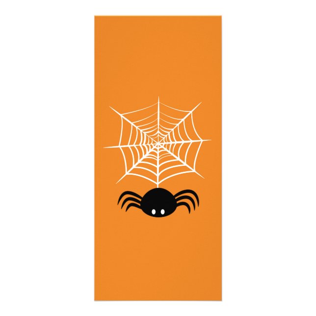 Halloween Spider Web  Rack Card (Front)