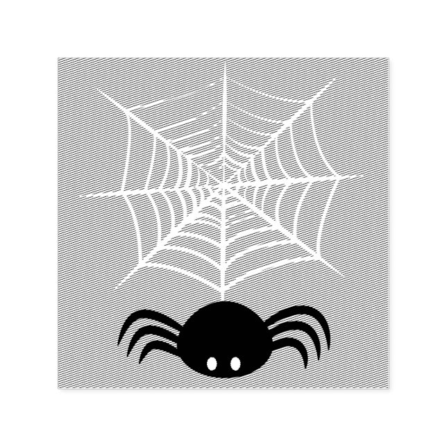 Halloween Spider Web  Self-inking Stamp (Design)