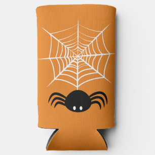 Halloween Spider Web  Seltzer Can Cooler
