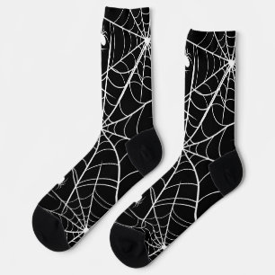 Halloween Spider Web Socks