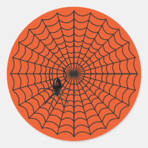 Halloween Spider Web Stickers