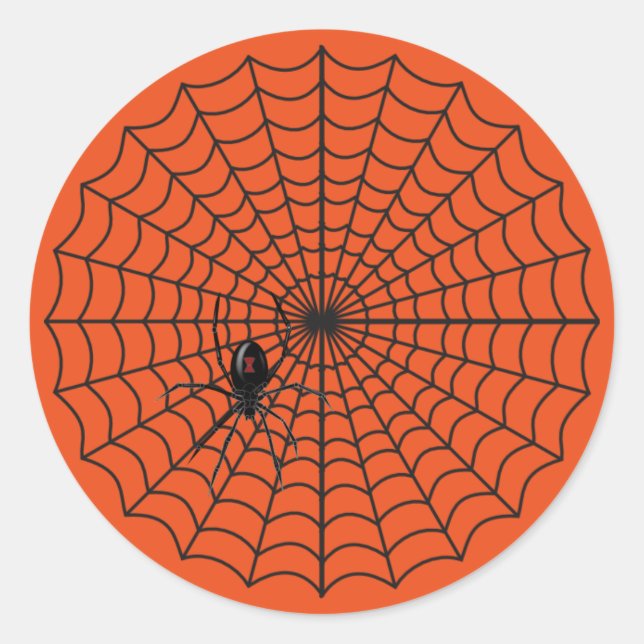 Halloween Spider Web Stickers (Front)