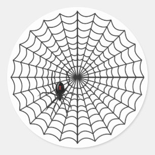 Halloween Spider Web Stickers