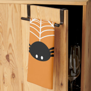Halloween Spider Web Tea Towel