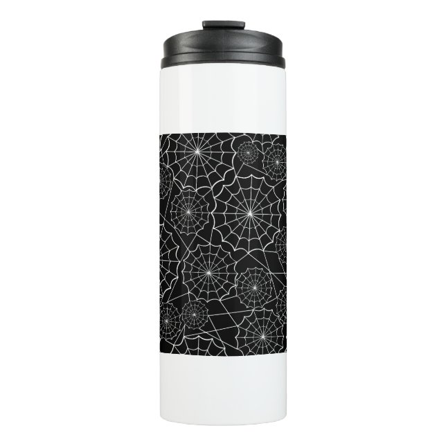 halloween spider web thermal tumbler (Front)
