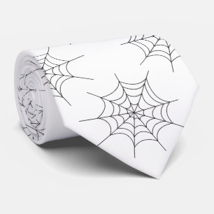Halloween Spider Web Tie