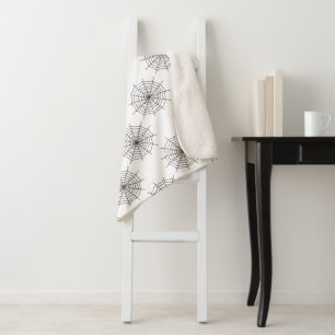 Halloween, Spider Web, Trick Or Treat, Boo Sherpa Blanket