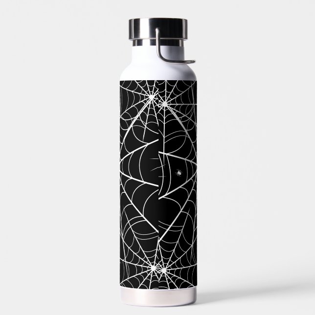 Halloween Spider Web Water Bottle (Left)