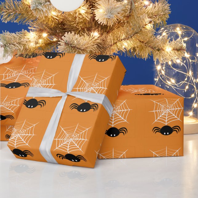 Halloween Spider Web Wrapping Paper (Holidays)