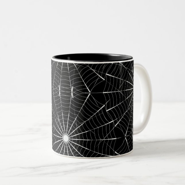 Halloween Spider Webs Coffee Mug (Front Right)