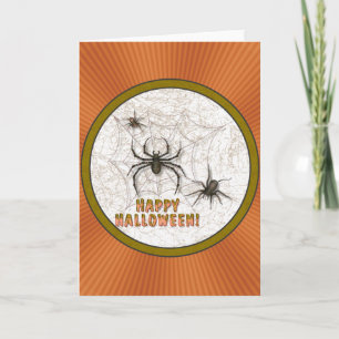 Halloween Spiders Card