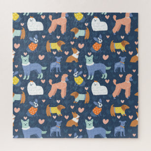 Halloween Spiders Web: Seamless Pattern Jigsaw Puzzle