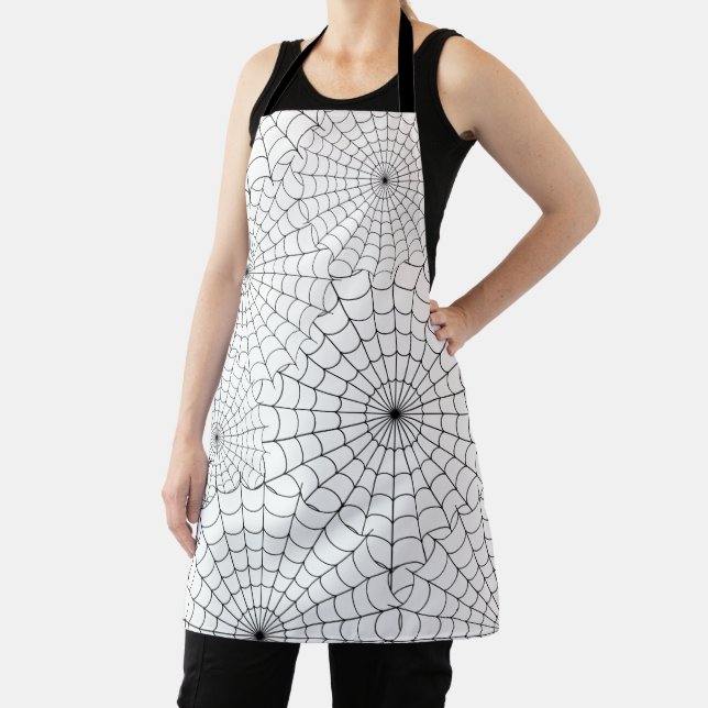Halloween Spiderwebs Costume Apron (Insitu)
