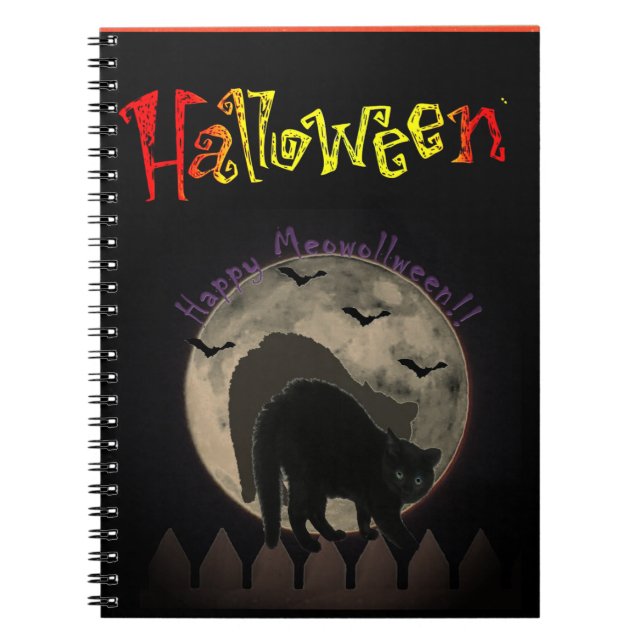 Halloween Spiral Notebook (Front)