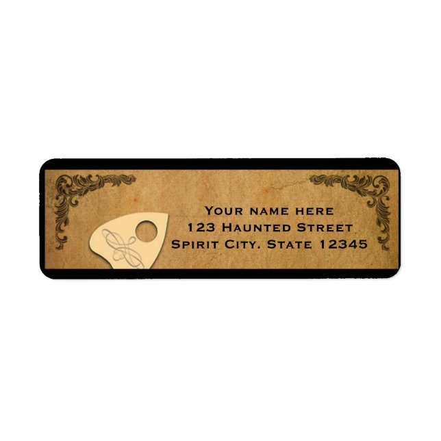 Halloween Spirit Board Party Address Label Return Address Label (Front)