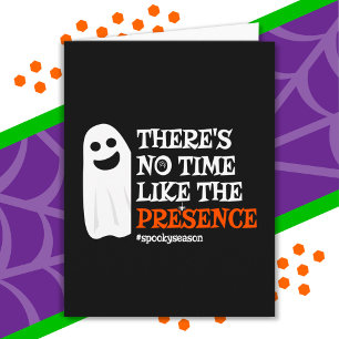 Halloween Spirit Happy Ghost Funny Halloween Card