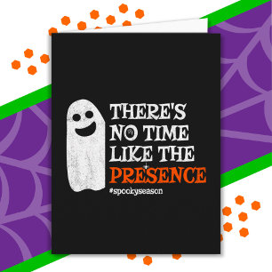 Halloween Spirit Happy Ghost Funny Halloween Card