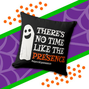 Halloween Spirit Happy Ghost Funny Halloween Cushion
