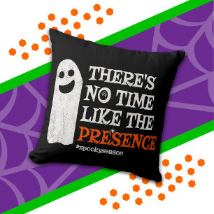 Halloween Spirit Happy Ghost Funny Halloween Cushion
