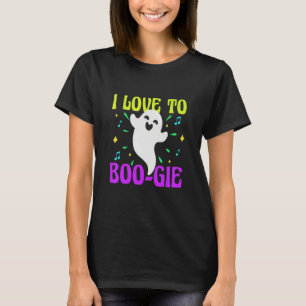Halloween Spirit I Love To Boo Gie Joke Costume Fu T-Shirt
