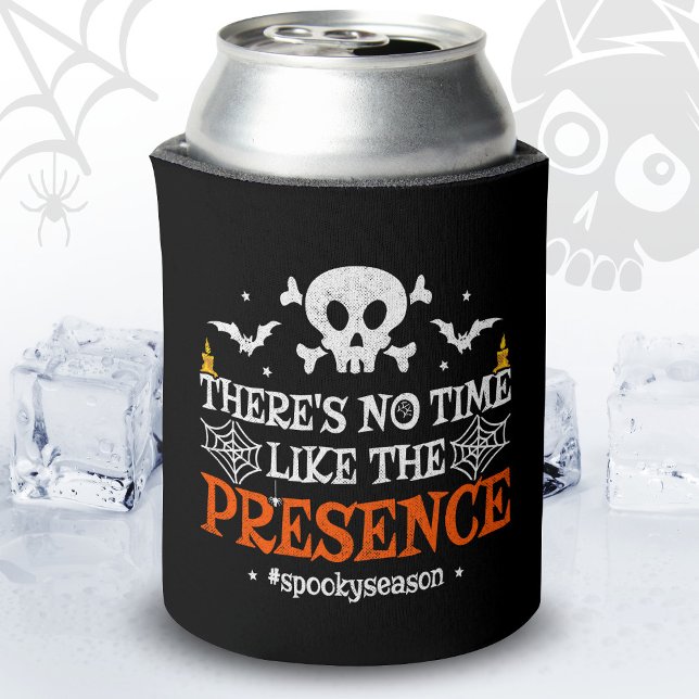 Halloween Spirit Skull Crossbones Funny Halloween Can Cooler (Creator Uploaded)