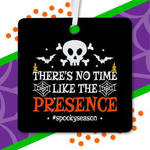 Halloween Spirit Skull Crossbones Funny Halloween Metal Tree Decoration