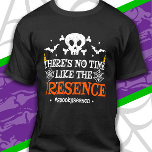 Halloween Spirit Skull Crossbones Funny Halloween T-Shirt