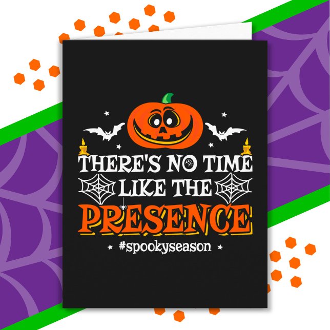 Halloween Spirit Spooky Pumpkin Funny Halloween Card (Creator Uploaded)
