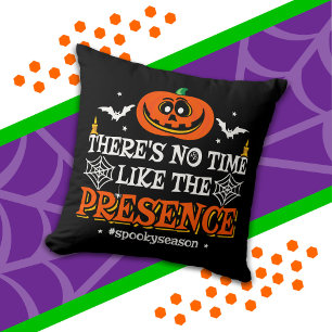 Halloween Spirit Spooky Pumpkin Funny Halloween Cushion
