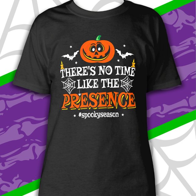 Halloween Spirit Spooky Pumpkin Funny Halloween T-Shirt (Creator Uploaded)