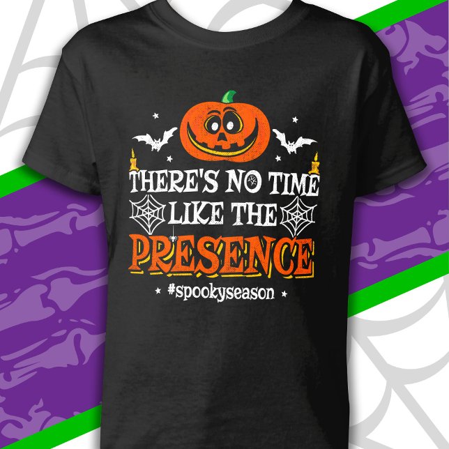 Halloween Spirit Spooky Pumpkin Funny Halloween T-Shirt (Creator Uploaded)
