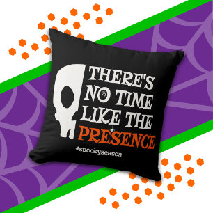 Halloween Spirit Spooky Skull Funny Halloween Cushion