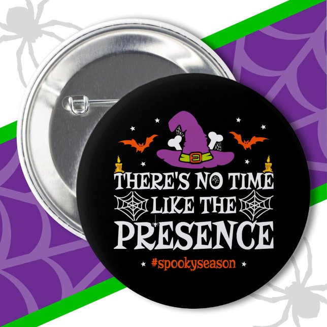 Halloween Spirit Spooky Witch Hat Funny Halloween 6 Cm Round Badge (Creator Uploaded)