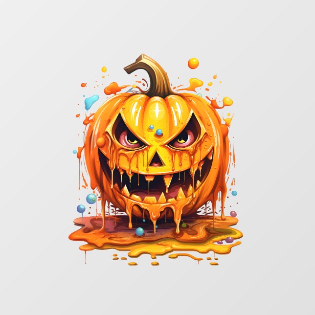 Halloween splash colour pumpkin (Sheet)
