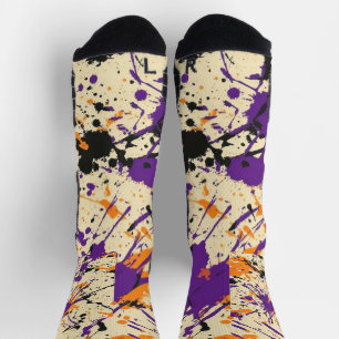Halloween Splatter  Socks