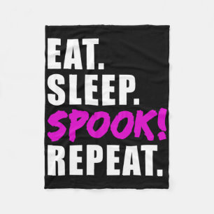 Halloween Spook Costume Spirit Ladies Womens Mens Fleece Blanket