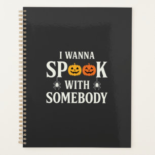 Halloween Spook Somebody Pumpkin Spider SVG Planner